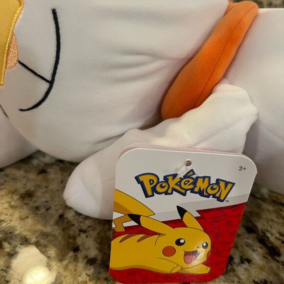 Pokemon sleeping scorbunny plush NWT - Picture 6 of 7
